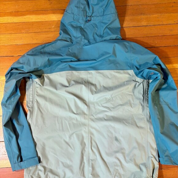 Cotopaxi Womens Rain shell/Raincoat Sz Large Soft Blue/green - Picture 6 of 9